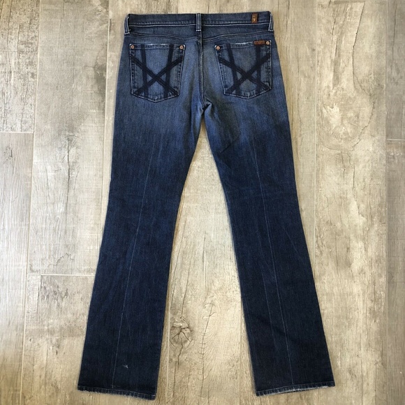 Seven 7 For All Mankind Mia Bootcut Denim Jeans - Picture 2 of 7